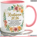 Retiree 2026 Mug Saying Gift Retirement Pink Mug 330ml