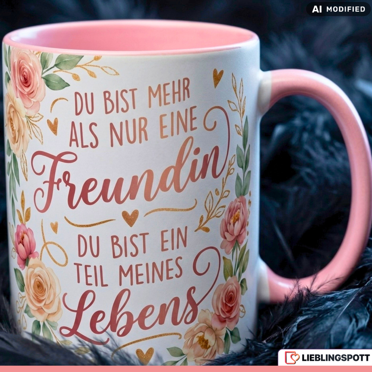Freundin Tasse Danke Geschenk Geburtstag