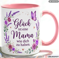 Mom Mug Saying Luck Gift Thank You Birthday Purple Cup 330ml