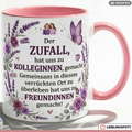 Kollegin Tasse Spruch Zufall Geschenk Abschied Danke Büro Kaffeetasse 330ml