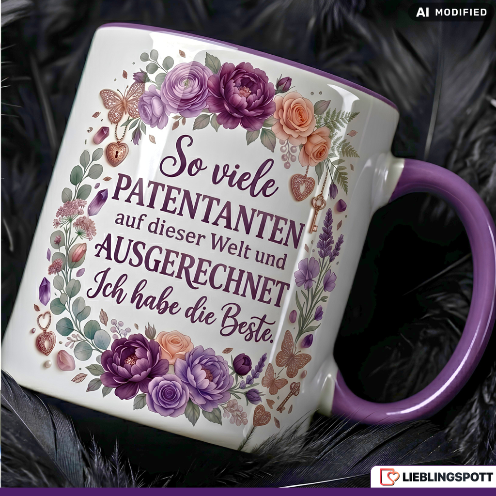 Godmother Mug Saying Best Gift Thank You Birthday Pink Mug 330ml