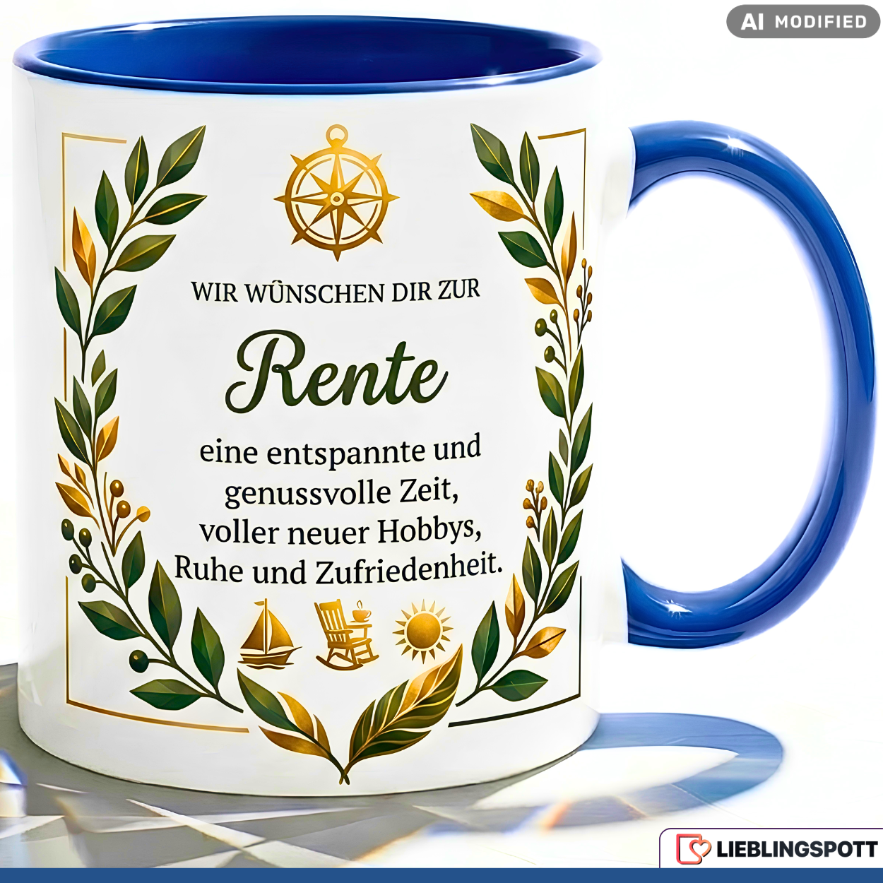Retirement Mug Saying Retirement Gift Colleague Green Mug 330ml