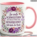 Sister Mug Quote Best Gift Thank You Birthday Pink Mug 330ml
