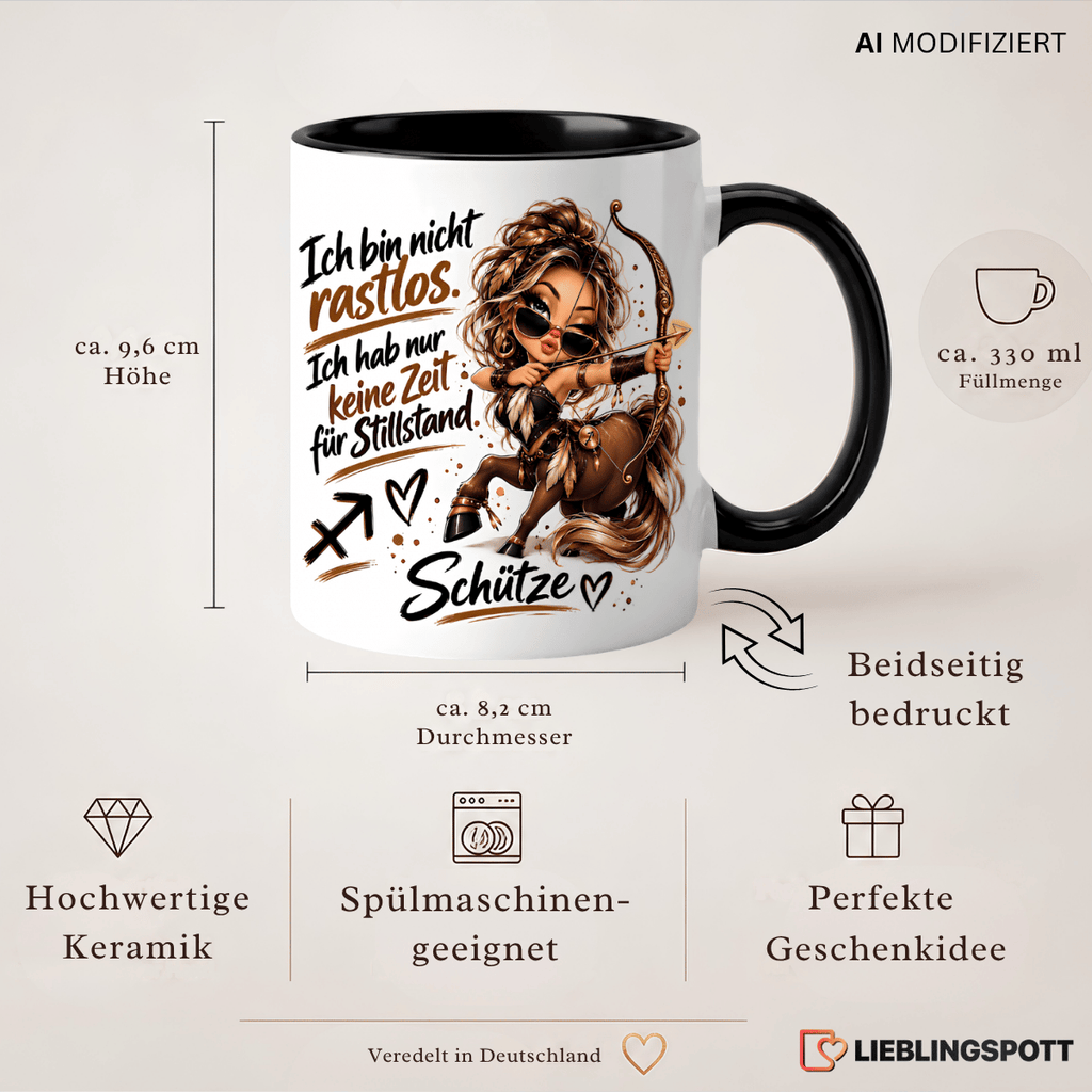Schütze Tasse Maße 330 ml und Produktvorteile