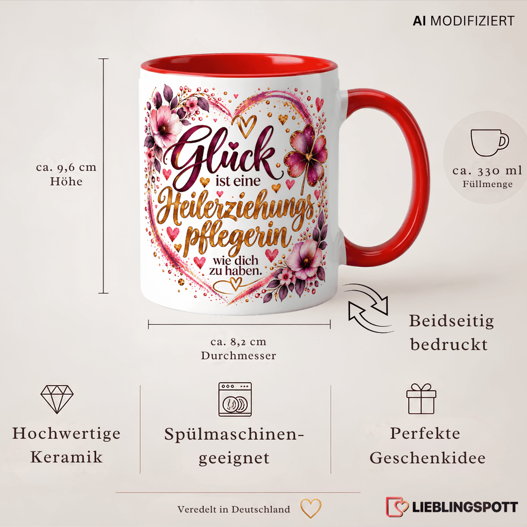 Heilerziehungspflegerin Tasse Maße und Vorteile