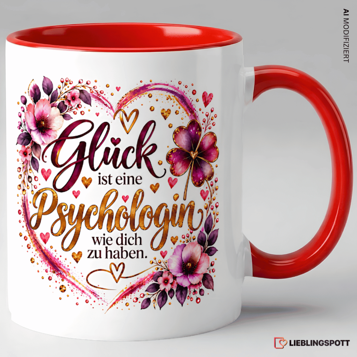 Psychologin Tasse Rot