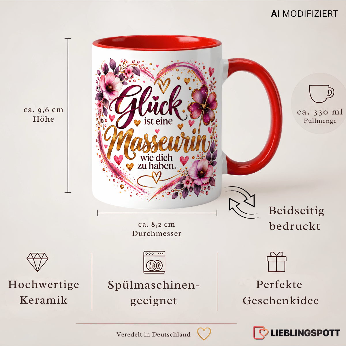 Masseurin Tasse Produktdetails