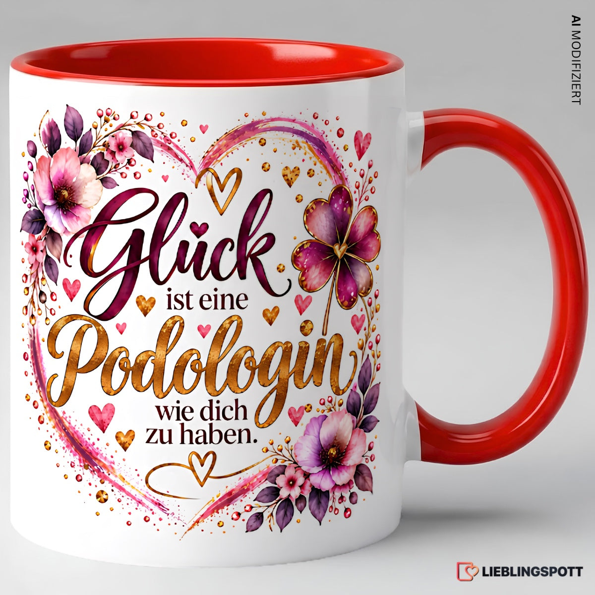 Podologin Tasse Rot
