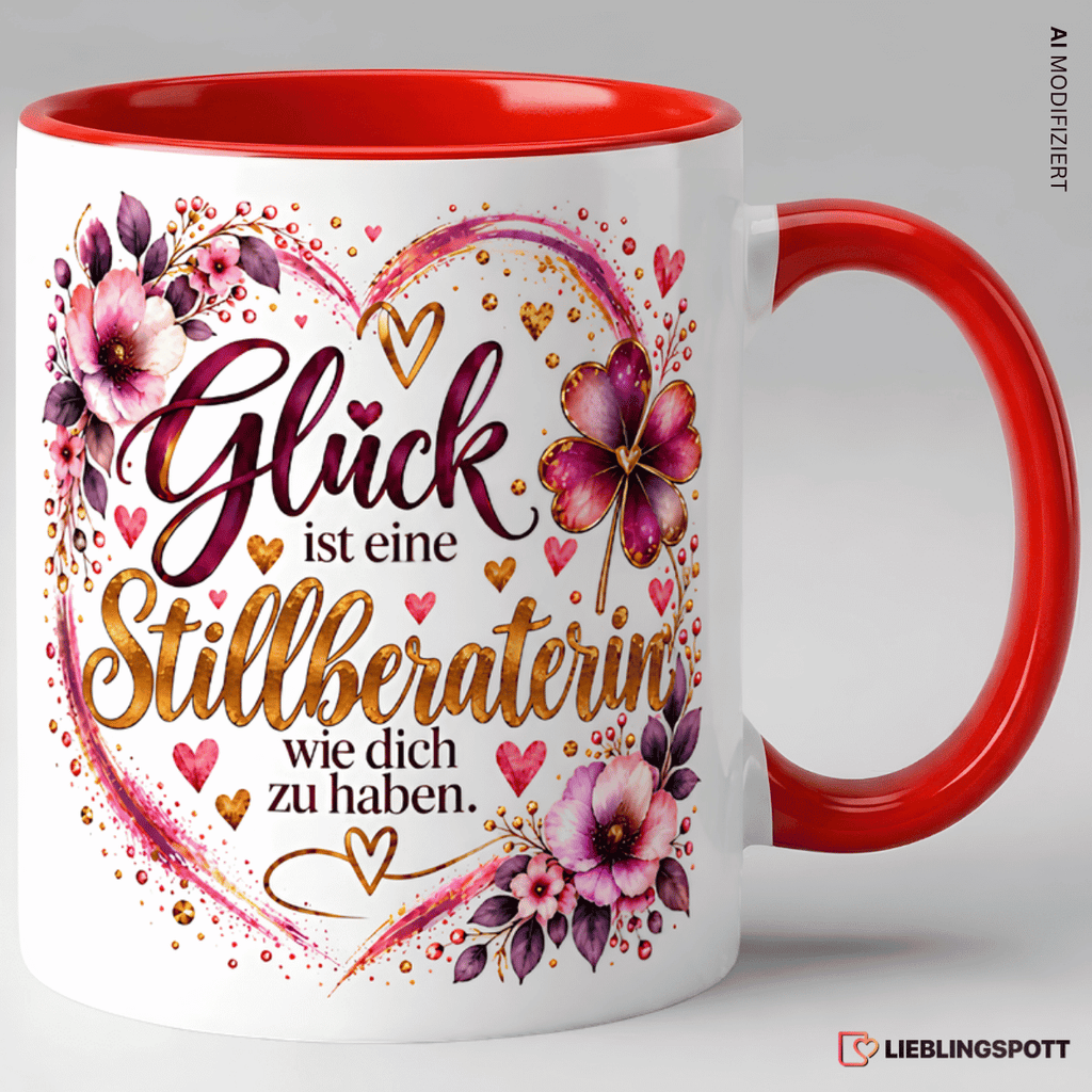Stillberaterin Tasse Rot