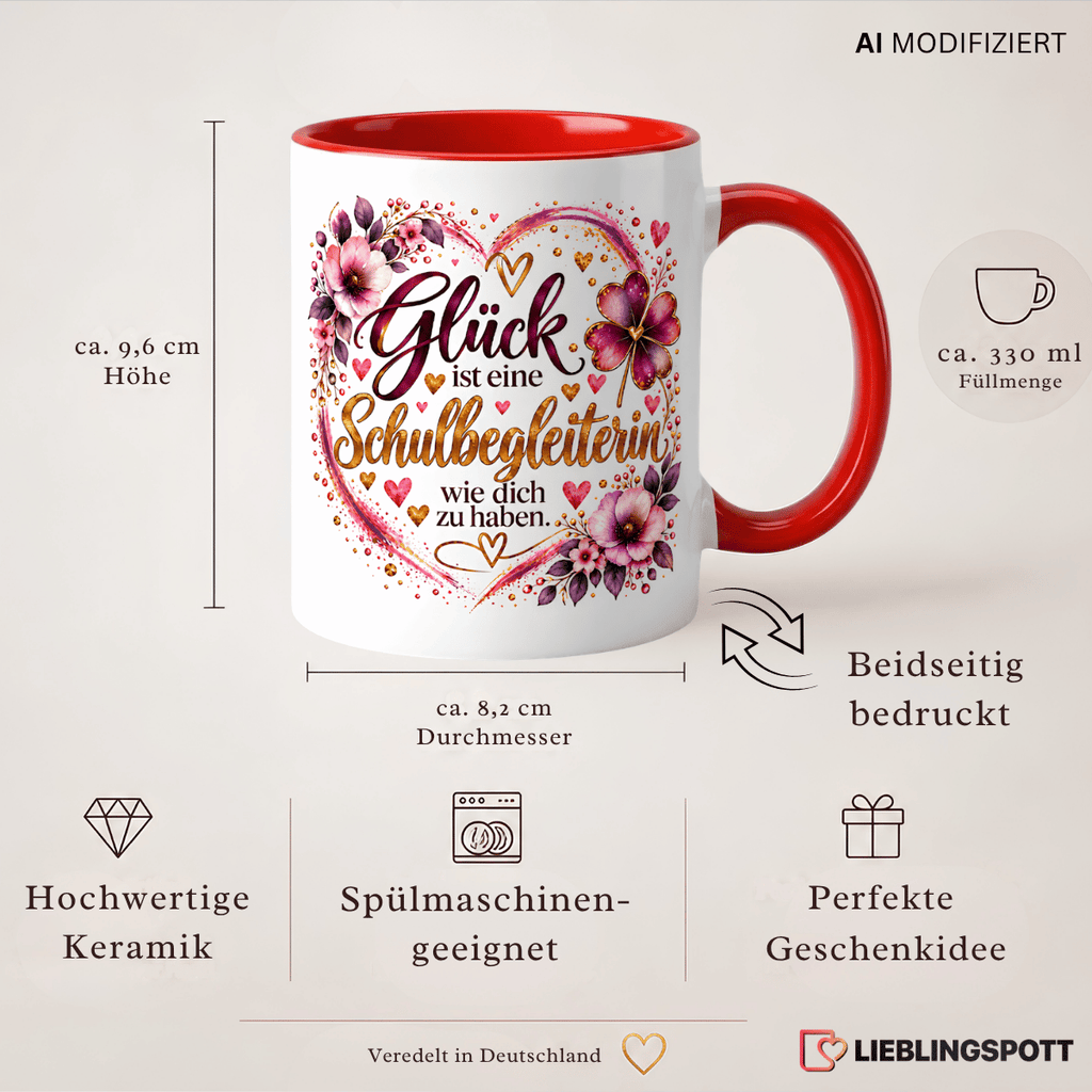 Schulbegleiterin Tasse Produktdetails