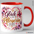 Pflegerin Tasse Rot