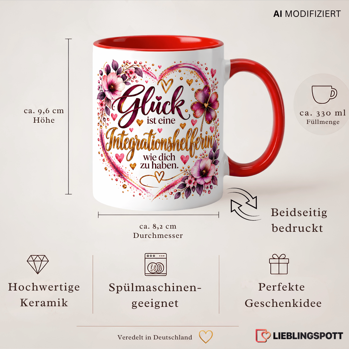 Integrationshelferin Tasse Produktdetails
