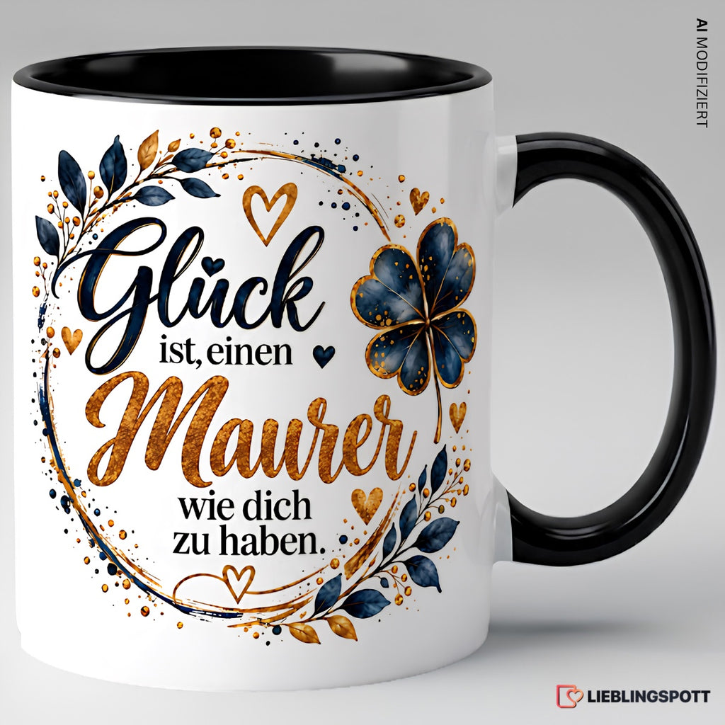 Maurer Tasse Schwarz