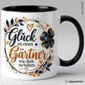 Gärtner Tasse Schwarz