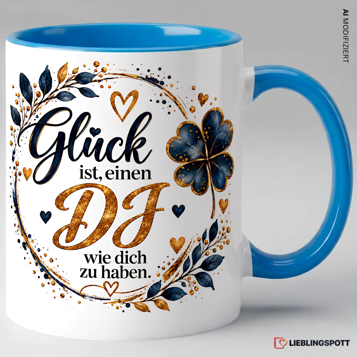 DJ Tasse Blau