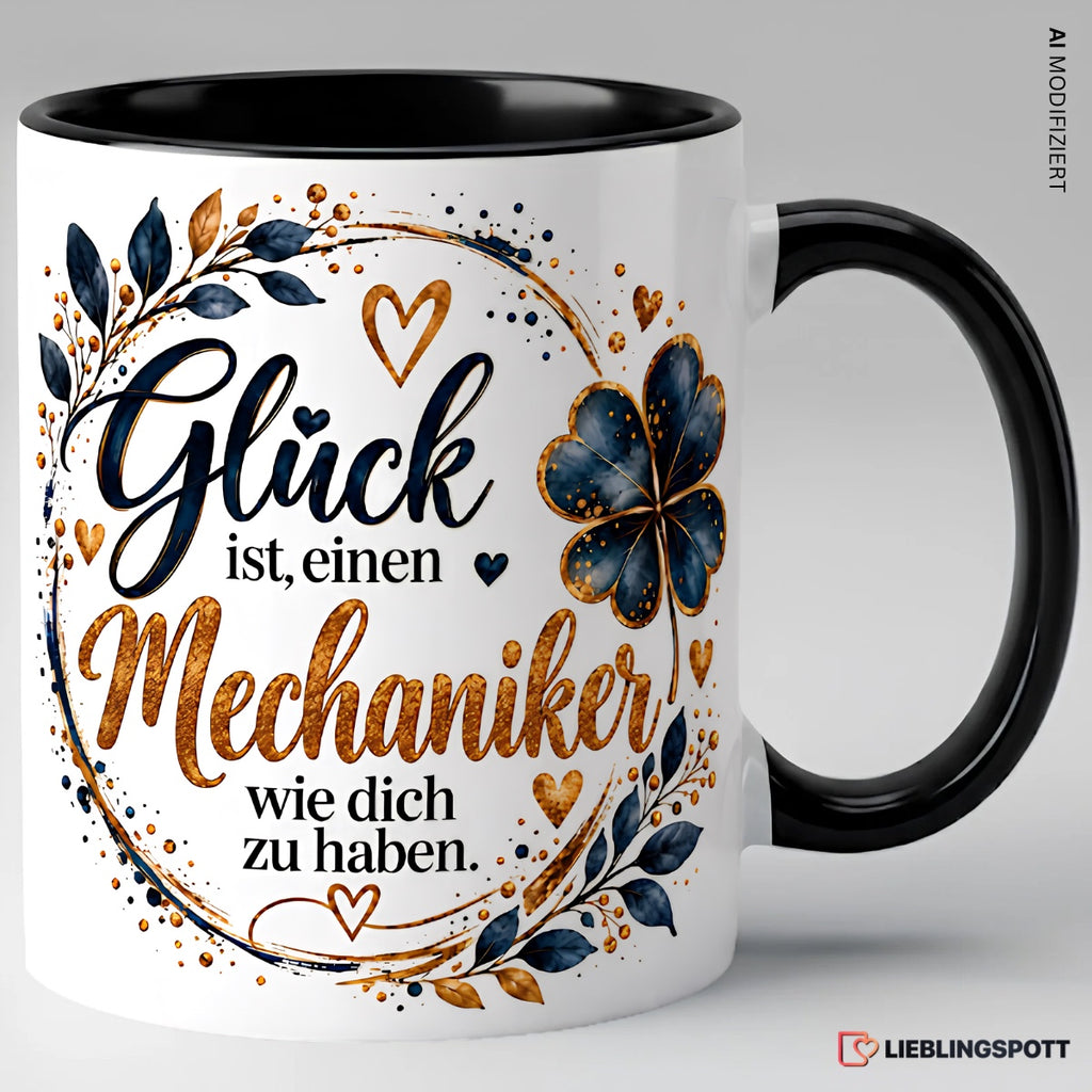 Mechaniker Tasse Schwarz
