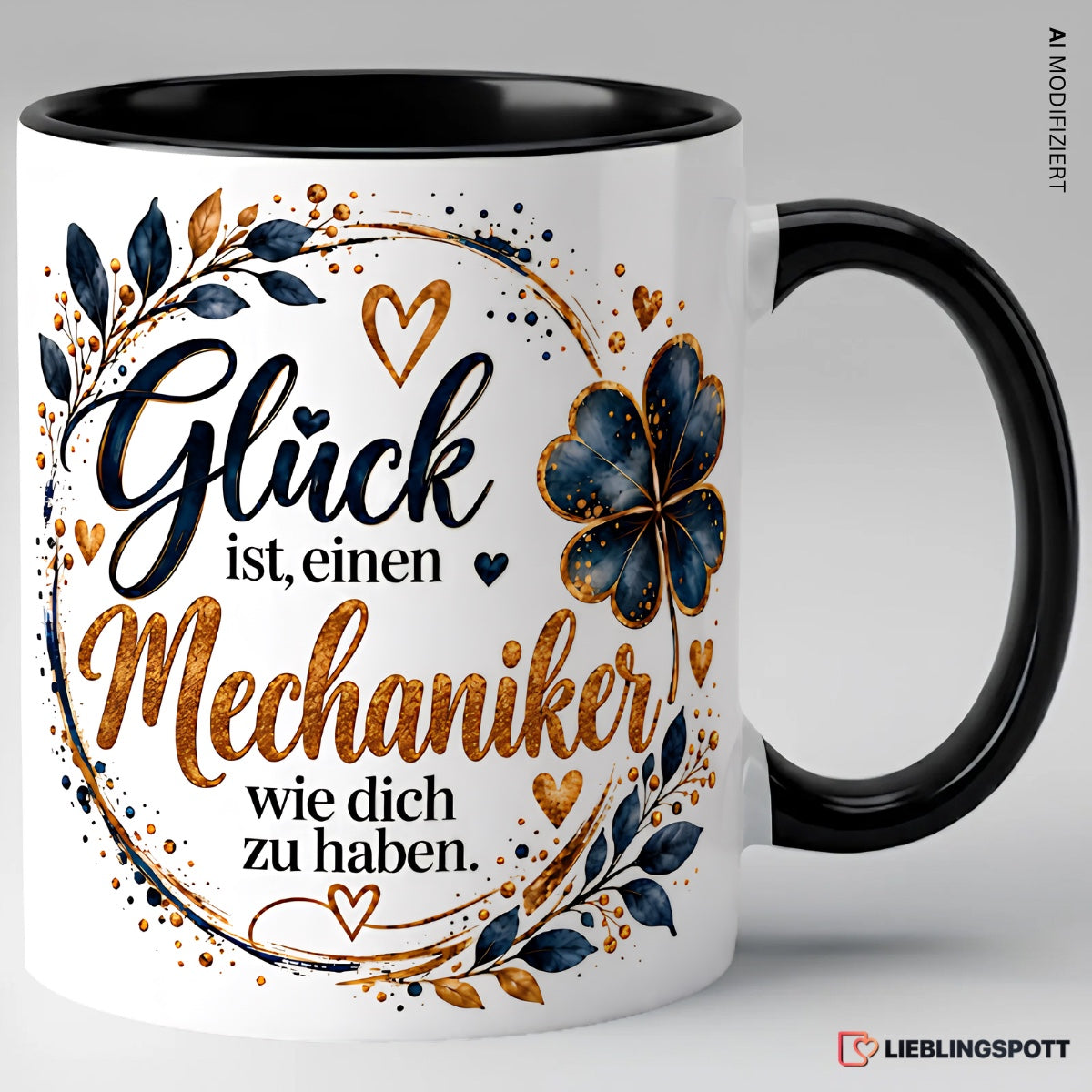 Mechaniker Tasse Schwarz