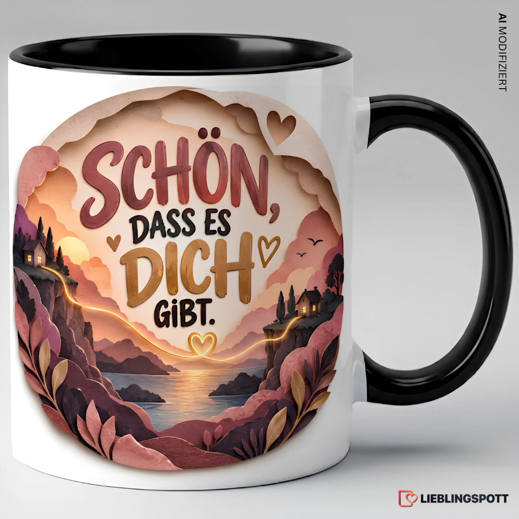 Schön, dass es dich gibt – Schwarz