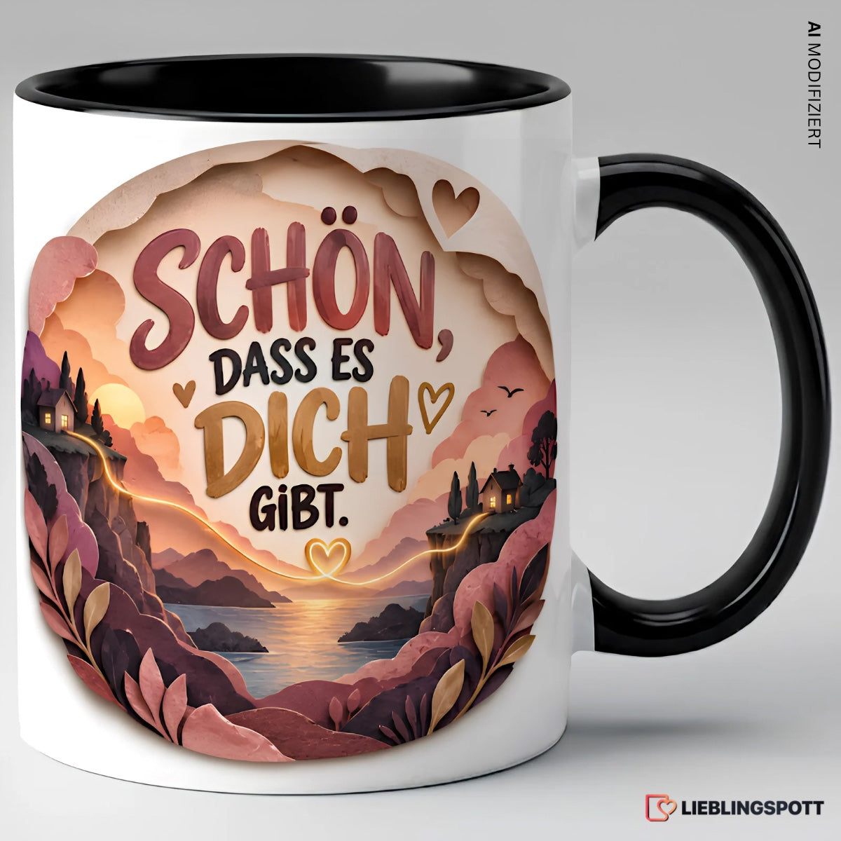 Schön, dass es dich gibt – Schwarz