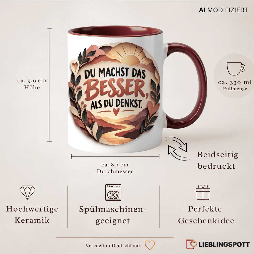 Produktdetails Keramiktasse ca. 330 ml