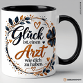 Arzt Tasse Glück ist einen Arzt wie dich zu haben - Schwarz