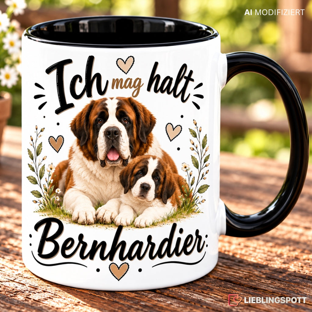 Bernhardiner Tasse Ich mag halt Bernhardiner – Lifestyle