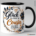 Cousin Tasse Glück ist einen Cousin wie dich zu haben Schwarz