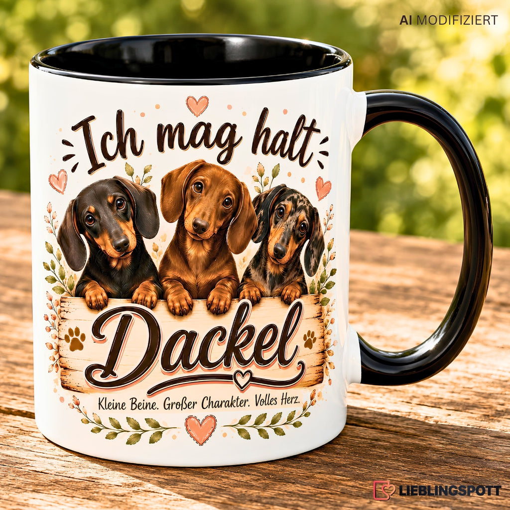 Dackel Tasse Lifestyle
