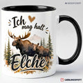 Elche Tasse schwarz – Keramiktasse 330 ml