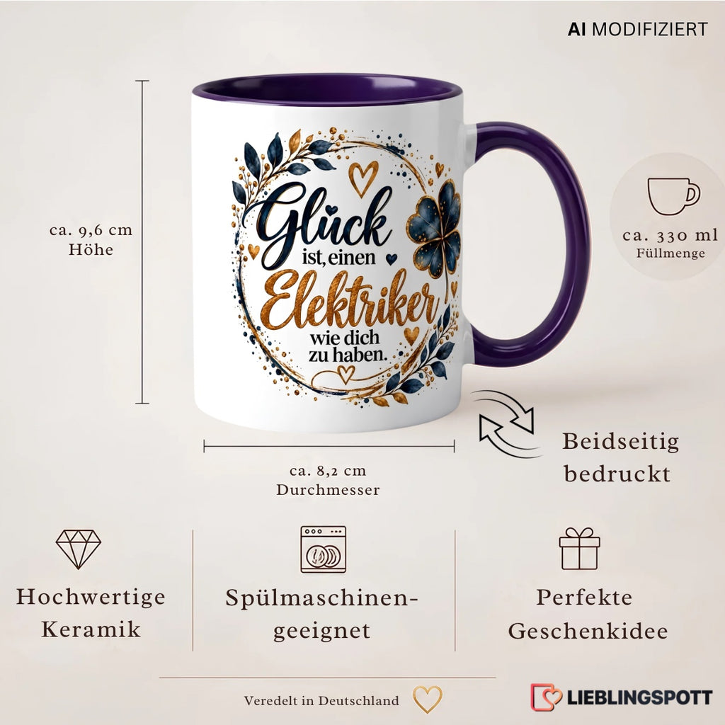 Elektriker Tasse 330 ml Produktdetails und Eigenschaften