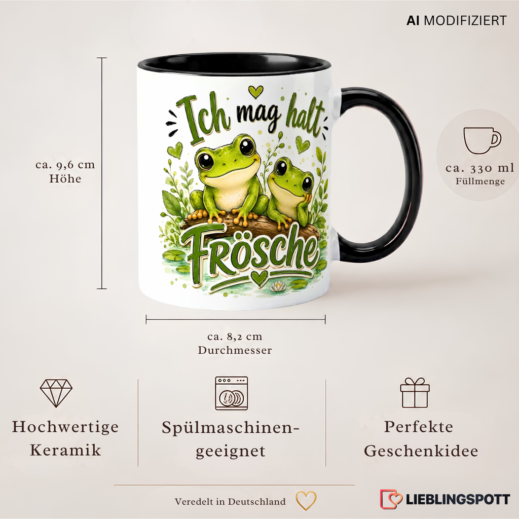 Frösche Tasse 330 ml – Produktdetails