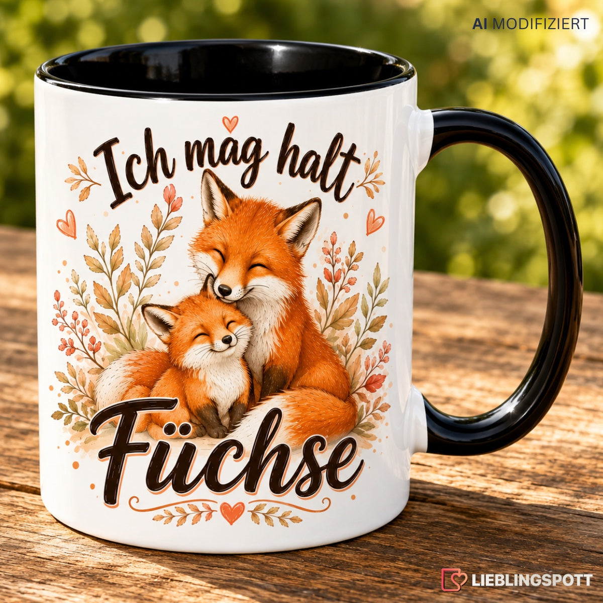 Füchse Tasse Lifestyle
