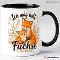 Füchse Tasse Schwarz