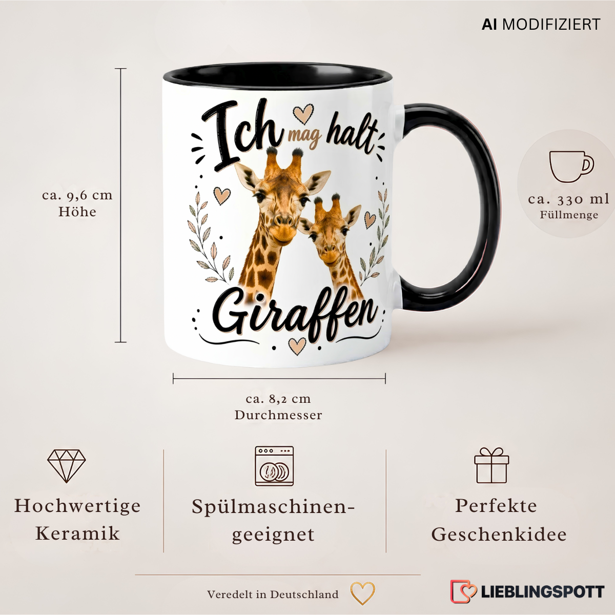 Giraffen Tasse Produktdetails 330 ml