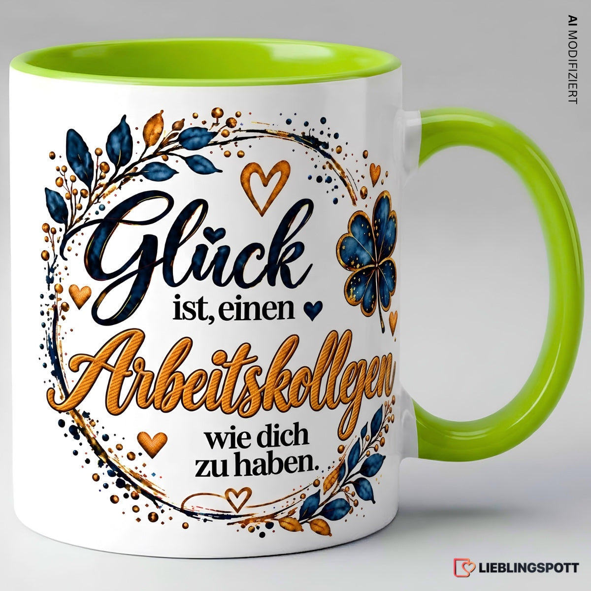Arbeitskollege Tasse Glück ist einen Arbeitskollegen wie dich zu haben – Grün