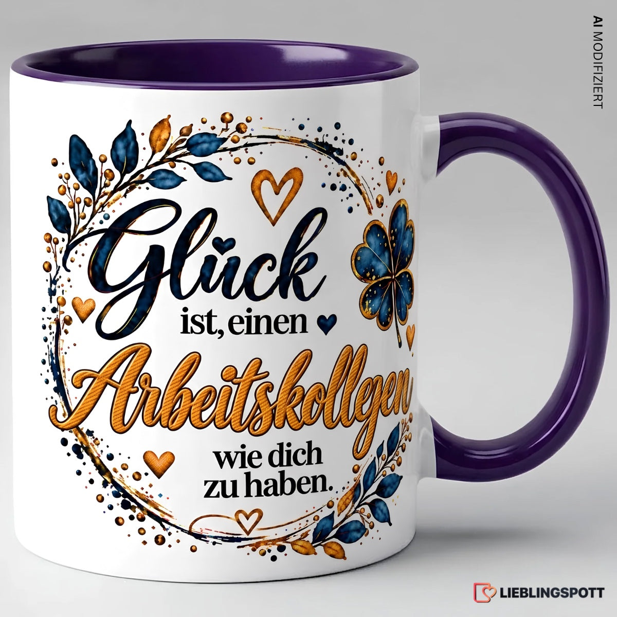 Arbeitskollege Tasse Glück ist einen Arbeitskollegen wie dich zu haben – Violett