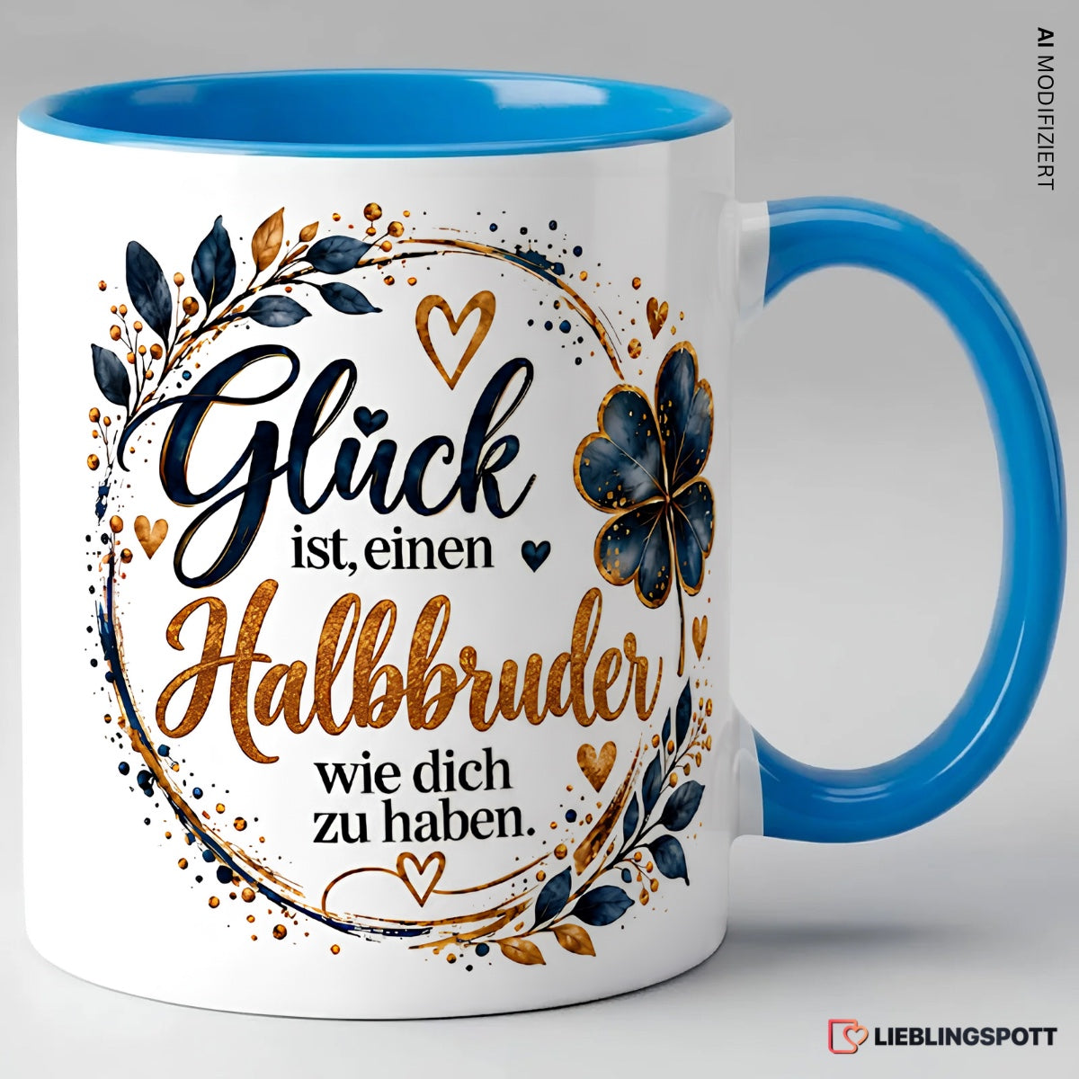 Halbbruder Tasse Glück ist einen Halbbruder wie dich zu haben – Blau