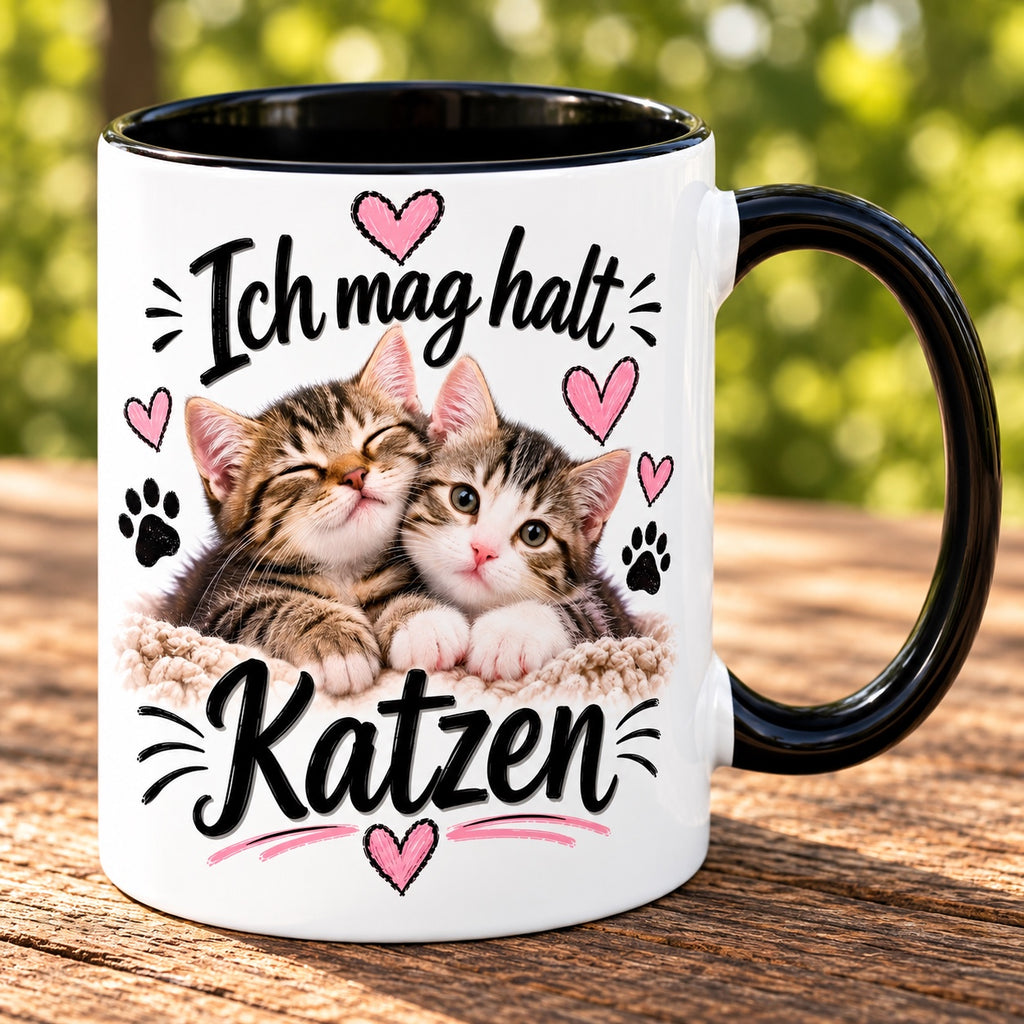 Katzen Tasse Ich mag halt Katzen – Lifestyle