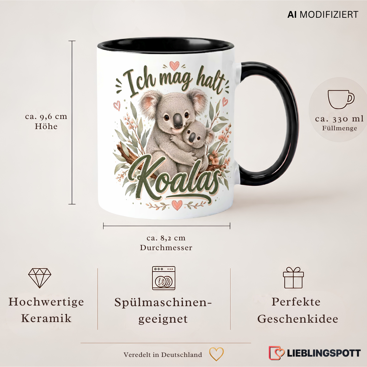 Koalas Tasse Produktdetails