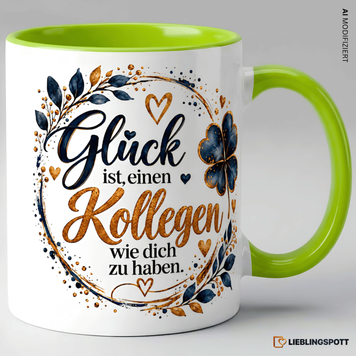 Kollege Tasse Glück ist einen Kollegen wie dich zu haben - Grün