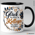 Kollege Tasse Glück ist einen Kollegen wie dich zu haben - Schwarz