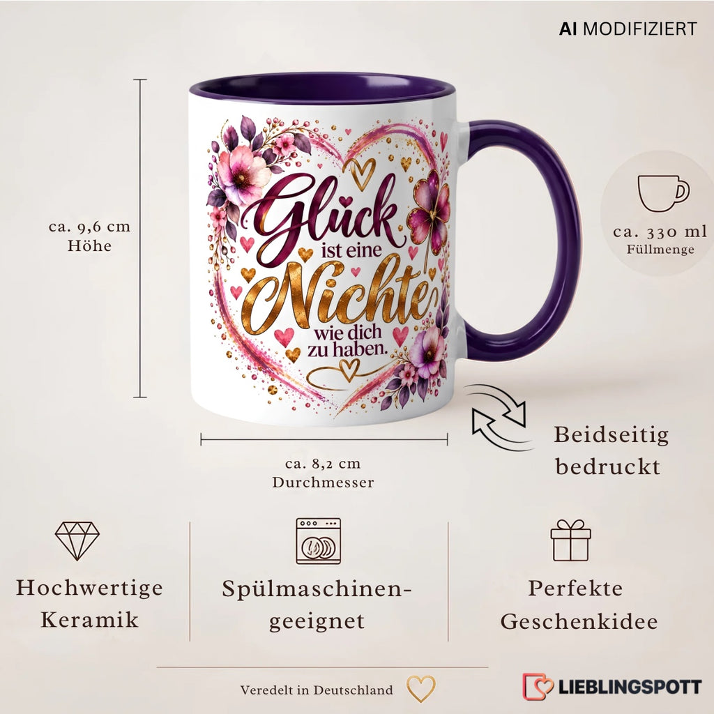 Produktdetails Keramiktasse 330 ml beidseitig bedruckt