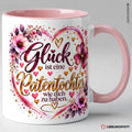 Patentochter Tasse rosa mit Spruch Glück ist eine Patentochter wie dich zu haben