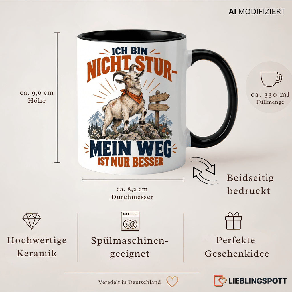 Ziegen Tasse 330 ml Produktinformationen
