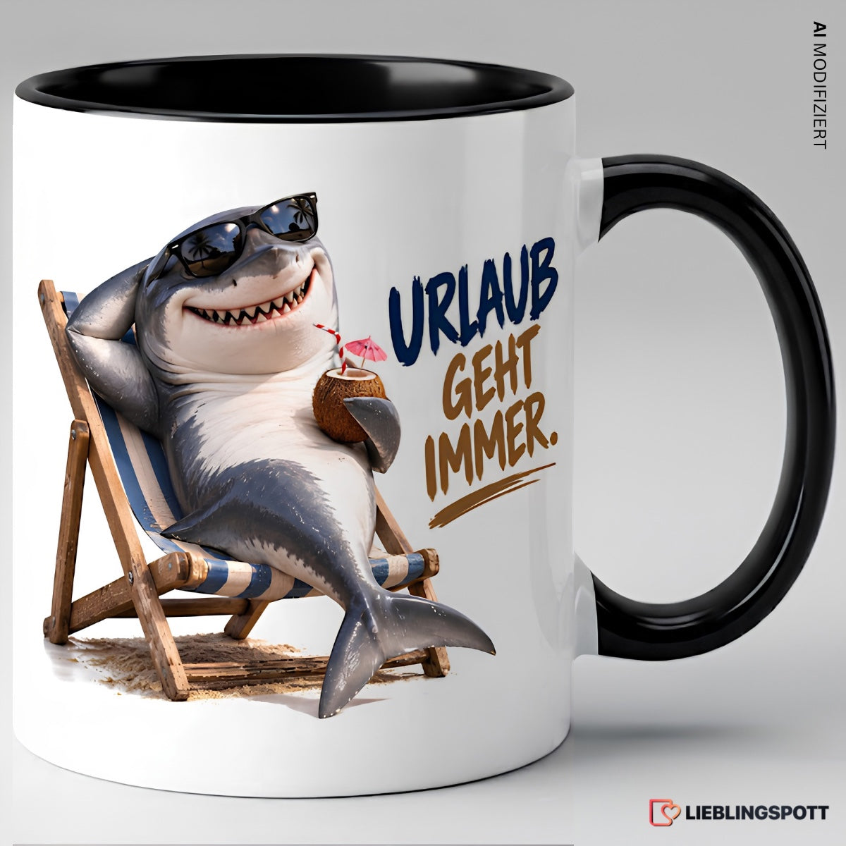 Hai Tasse Schwarz