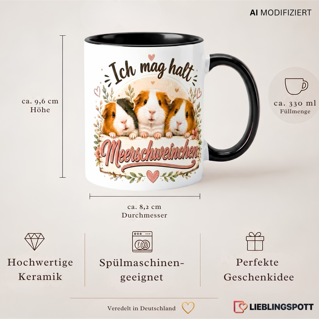Meerschweinchen Tasse Produktdetails 330 ml