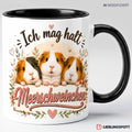Meerschweinchen Tasse Schwarz – Ich mag halt Meerschweinchen