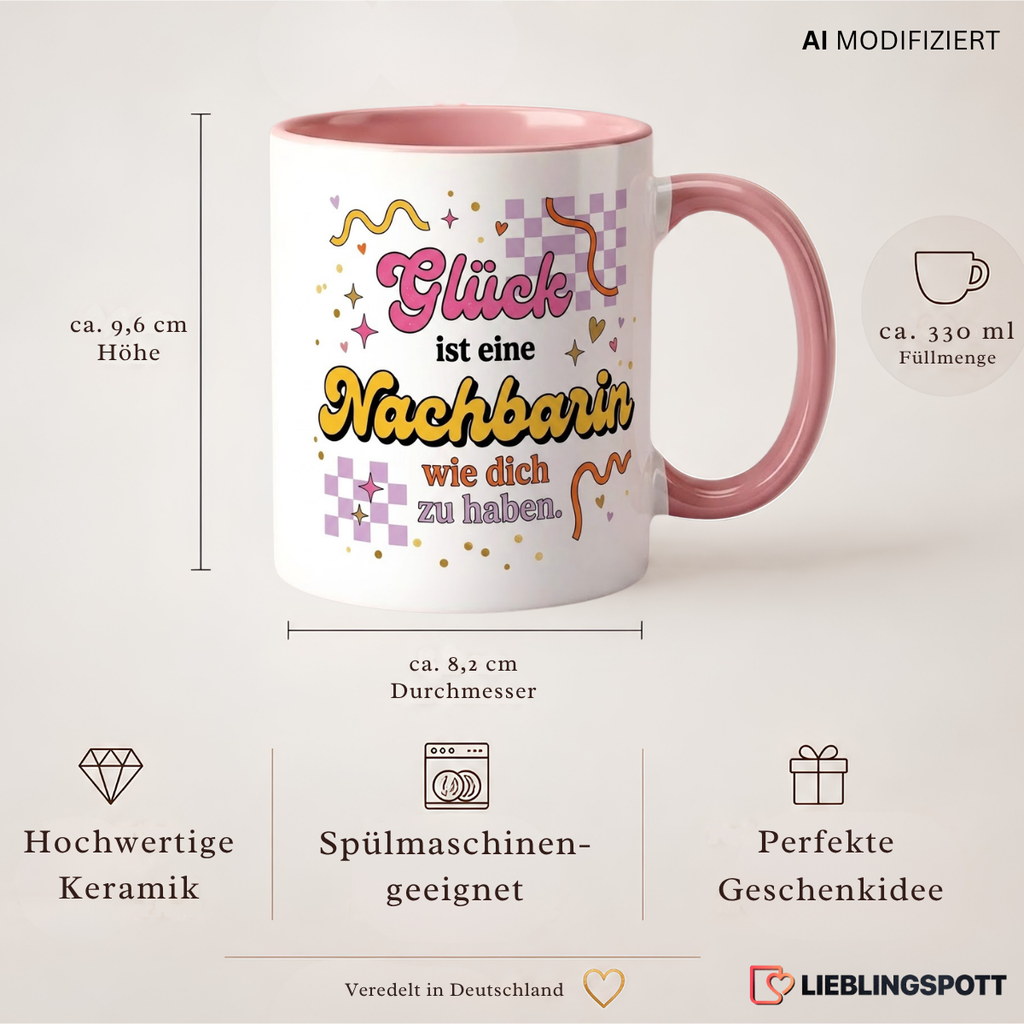 Keramiktasse 330 ml – Maße und Produktdetails
