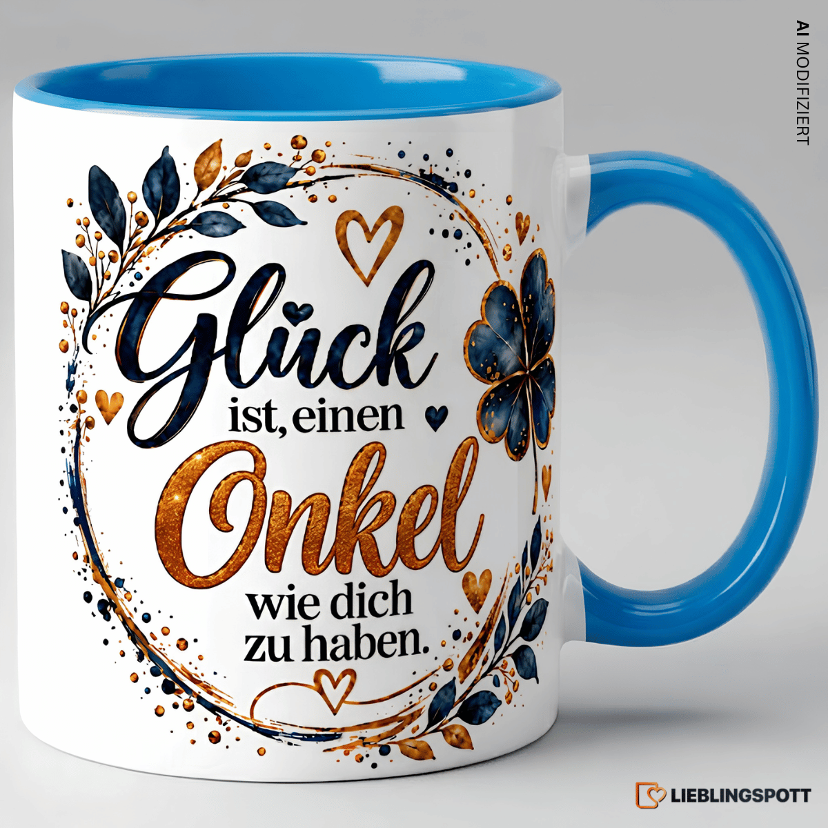 Onkel Tasse Glück ist einen Onkel wie dich zu haben - Blau