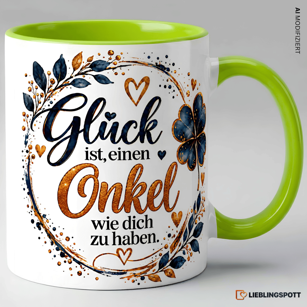 Onkel Tasse Glück ist einen Onkel wie dich zu haben - Grün